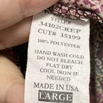 Moa Moa  Babydoll Large Top Blouse Vneck Tie Back Fairy Grunge 90s Whimsy Romance Photo 3