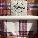 Jachs Girlfriend  New York Multi Color Plaid Flannel Long Sleeve Shirt Photo 2