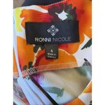 Ronni Nicole  Vibrant Floral Flower Sleeveless Stretch Sheath Dress Womens 6 Photo 7