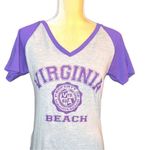 Virginia Beach gray and purple cute T Photo 0
