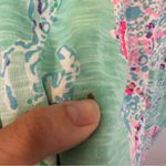 Lilly Pulitzer Essie Dress Fresh Fan Sea Sleeveless Coral Print Womens Photo 5