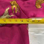 eesome Pink fuschia Mini Dress leopards cheetah Vibrant short balloon sleeve Photo 13