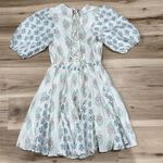 Christian LaCroix  Floral Lace Up Dress Women’s Small Photo 3