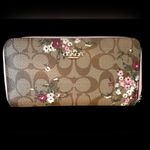Coach  F29931 Brown Floral Women's Wallet NWOT Photo 9