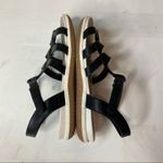 Lauren Blakwell Triston black vegan leather caged gladiator ankle strap sandals Photo 6