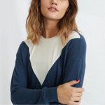 Marine layer  LINA DOUBLE KNIT CREW SWEATER XL Photo 1
