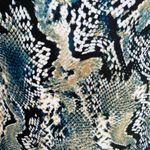 Shade & Shore women's size medium multi color snakeskin one piece swimsuit Photo 9