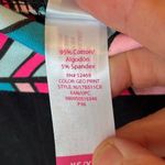 Black Yoga Pants Skinny Leg Colorful Foldover Waistband Size undefined Photo 4