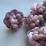 BaubleBar Sequin Pink and Lilac Beaded Earrings Photo 5