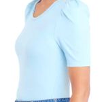 NWT Baby Blue Short Sleeve Bodysuit Size L Scoop Neck Bodysuit Size L Photo 1