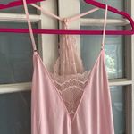 Flora by Flora Nikrooz Lace Mini Slip Dress Size Small Pink Low Back Modal Photo 6