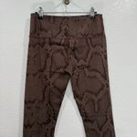 Varley  Estrella Leggings in Bracken Snake 7/8 Pant Medium Photo 4