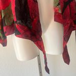 Chico's silk bold floral textured kimono cardigan Photo 4