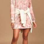 Lulus Hang Loose Multi Tie Dyed Mini Sweatshirt Dress Photo 0