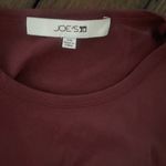 joe's jeans Red Ruffled Fitted Long Sleeve Blouse Photo 2