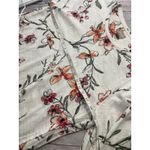 Chico's  2 Shirt Womens L Floral Slub Knit 3/4 Sleeves Cotton Blend Scoop Neck Photo 5