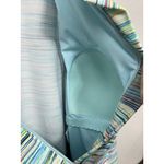 Lands' End One-Piece Rash Guard Swim Sz 18 Zip Front Long Sleeve Blue Modest Photo 5