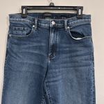 Banana Republic Women’s Premium Denim Hight Rise Straight Leg Blue Jeans size 30 Photo 2