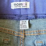 Maternity size small denim flared jeans embellished Blue Photo 4