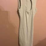 Naked Wardrobe  Ribbed Keyhole Dress in a size M Photo 5