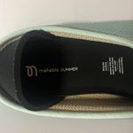 Mahabis Summer Sz US 8 Turquoise Removable Insole Slip On Flats Mesh Shoes Blue Photo 6