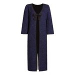 Hill House  Lou Lou Wool-Blend Metallic Tweed Jacket, Midnight, XS Photo 3