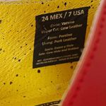 Adro Artisan Dover Flat Red Distressed Leather Side Cutout Slip On Size 7 NEW Photo 12