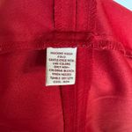 JM Collection Vintage Medium Weight Zip Up Shacket | 12P | Red| Pockets Photo 5