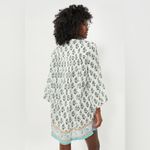 Tuckernuck 565  Dainty Hydrangea Bondi Coverup Size XS Color Blue White Green Photo 3