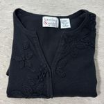 Hasting And Smith Women’s Sweater pullover Black Size 2X Embroidery Photo 7