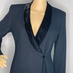 Hugo Buscati Vintage Milano Lapel Coat Dress Black Size 4 Photo 1
