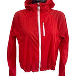 Athleta  Women’s Crop Jacket Red Ascender Size XXS Photo 0