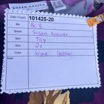 Susan Graver  Tunic Floral Maroon Purple 2X Photo 11