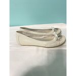 ALDO  shoes women‎ Cream Size 10 loafers Tassels , S-268 Photo 2