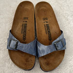 Birkenstock Madrid Women's Slide Sandals - Blue, 6.5 Bohemian/Clean/Cottage Core Photo 0