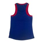 Genuine Merchandise MLB Chicago Cubs Women's Racerback Performance Tank Top in Blue & Red, Large Photo 1