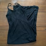 Black Ribbed Maxi Dress Size L Photo 2