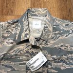 NEW US Air Force Women's Utility Camoflage Coat Size 4L Camo Combat RABU Coat Tan Photo 3