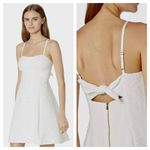 Lilly Pulitzer Perry Pineapple Pucker Jacquard Fit and Flare Dress White Size 0 Photo 2