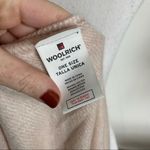 Woolrich  • Cream Grey Pink Plaid Cozy Blanket Wrap Photo 7
