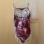 American Eagle  Outfitters Bodysuit, Off-The-Shoulder Ruffle Spaghetti Strap Tank Photo 4