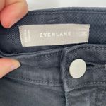 Everlane Women's Black Cotton Blend Cropped Straight Leg Pants Size 2R Photo 2