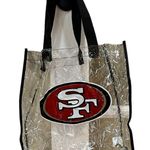 NFL SF 49ers Clear Tote Stadium Bag Security Approved Photo 0