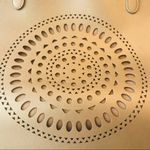 Neiman Marcus Large Gold Mandala Cut Out Tote Bag Photo 6