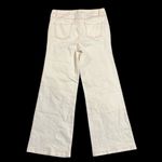 Nicole Miller  ivory denim with red stitching - brand new Photo 3