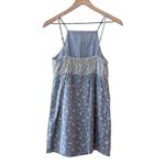 American Eagle Women's  blue floral high neck cami mini dress size medium Photo 5