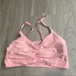Colsie Pink Ruched Bralette Intimates Size M Photo 0