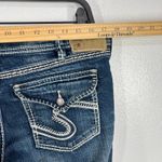 Silver Jeans Berkley Flap Boot Cut Pocket Dark Wash Denim Jeans W30 L34 Fits 33 Photo 6