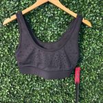 Carbon38 Rhinestones Cut Out Scoop Bra in Diamond Compression Photo 2