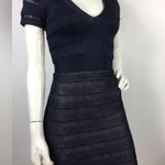 French Connection  Bandage Dress Navy 4 Photo 11